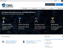 Tablet Screenshot of cbnl.com